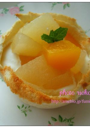 ＊食パンカップでフルーツタルト＊-レシピのメイン写真