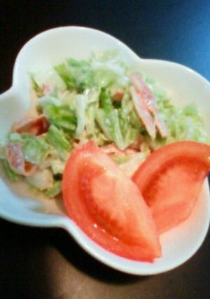 すぐ出来る!白菜とベーコンのマヨサラダ*-レシピのメイン写真