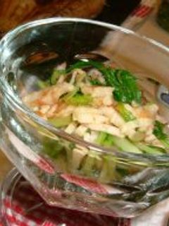 長芋と水菜のおひたし-レシピのメイン写真