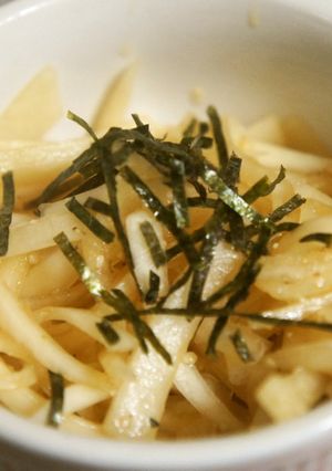 ポリポリ♪【大根サラダ】ポン酢で浅漬け風-レシピのメイン写真