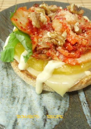 ➏　キムチチーズとパインでふるぱん　➏-レシピのメイン写真