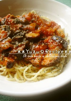 なすとほうれん草のトマトパスタ＊＊-レシピのメイン写真