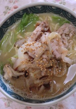 お肉でモリモリちゃんぽん-レシピのメイン写真