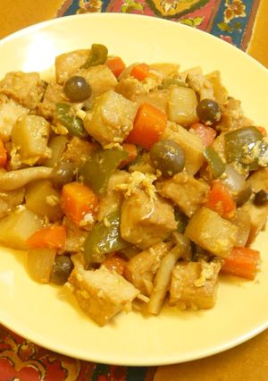 ソース炒り豆腐-レシピのメイン写真