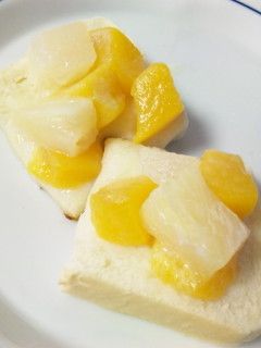 一口サイズの甘~いフルーツ練乳パン-レシピのメイン写真