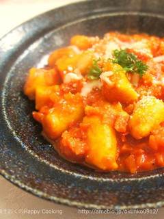 かぼちゃのニョッキトマトソース-レシピのメイン写真