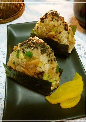 れんこんのゆかり昆布味噌おにぎり-レシピのメイン写真