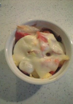 朝食の余りものでチーズ焼き-レシピのメイン写真