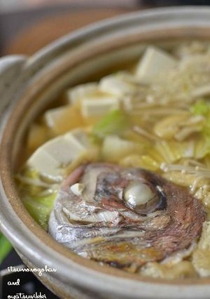 節約なのに豪華!?鯛のお頭だけ鍋☆-レシピのメイン写真