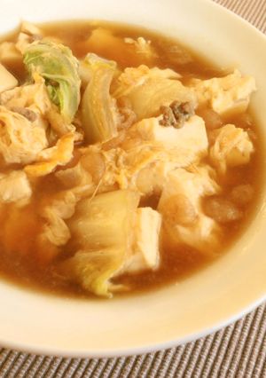 揚げ玉豆腐の卵とじ-レシピのメイン写真