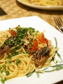 *サンマの塩焼きで簡単パスタ*-レシピのメイン写真