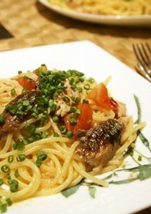 *サンマの塩焼きで簡単パスタ*-レシピのメイン写真