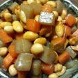 大豆とまぐろの辛炒りいため