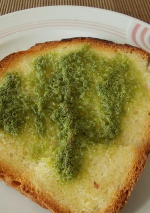 簡単！　抹茶ミルクトースト　♪-レシピのメイン写真