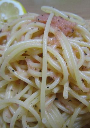 マヨなし♪大人味の特製たらこパスタ❤-レシピのメイン写真