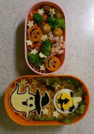 キャラ弁　～ハロウィン～　-レシピのメイン写真