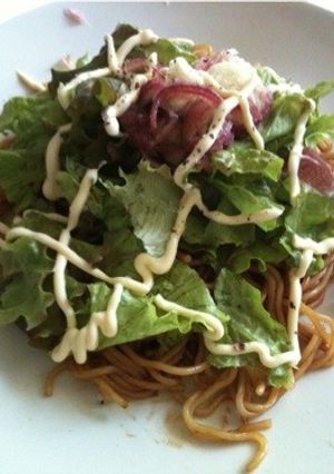 レタス焼きそば-レシピのメイン写真