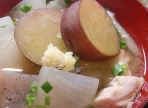 具だくさんのお味噌汁～さつま汁～-レシピのメイン写真