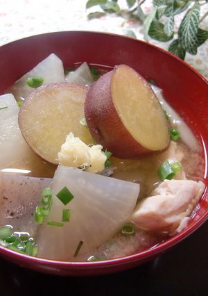 具だくさんのお味噌汁～さつま汁～-レシピのメイン写真