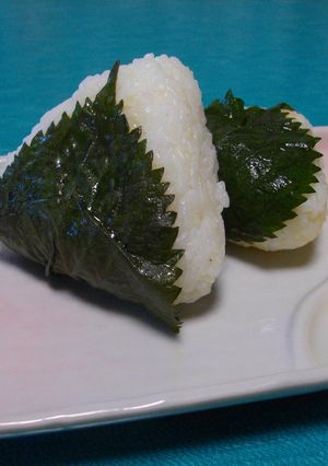 大葉おにぎり-レシピのメイン写真