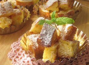 フランスパンで♪角切りフレンチトースト-レシピのメイン写真