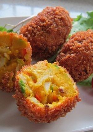カボチャのコロッケ☆カレー味-レシピのメイン写真