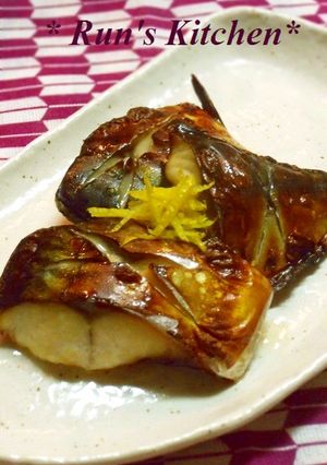 ✽塩さばのみりん漬焼き♪柚子風味✽-レシピのメイン写真