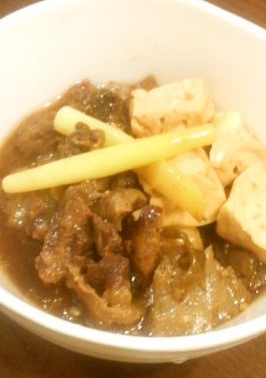 こってり牛すじ和風スープ-レシピのメイン写真