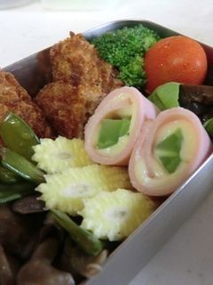ブロッコリーの芯で巻き巻き♪-レシピのメイン写真