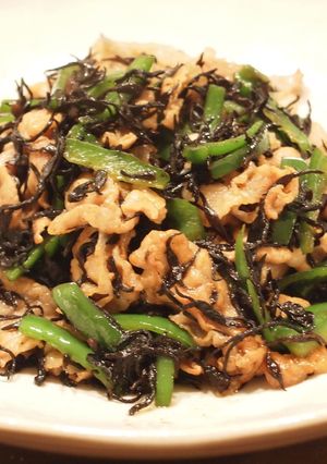 豚肉とひじきのオイスター炒め-レシピのメイン写真