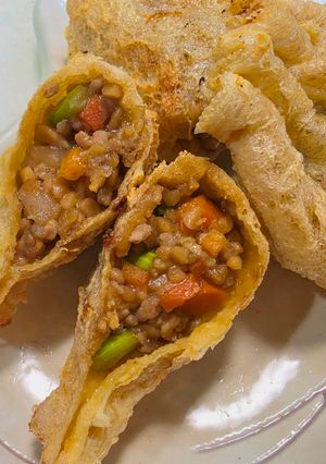 野菜たっぷり五目納豆みそ揚げ-レシピのメイン写真