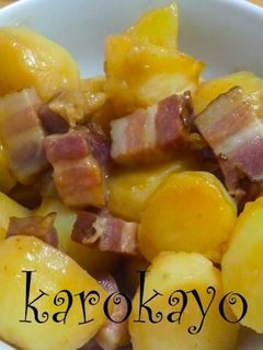 じゃがいもと厚切りベーコンの炒め煮-レシピのメイン写真