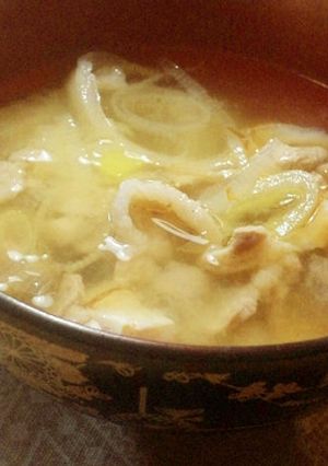 切干大根の豚汁＊-レシピのメイン写真