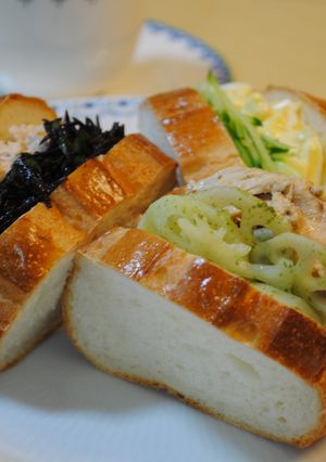レンコンチキンサンド&ツナひじきサンド-レシピのメイン写真