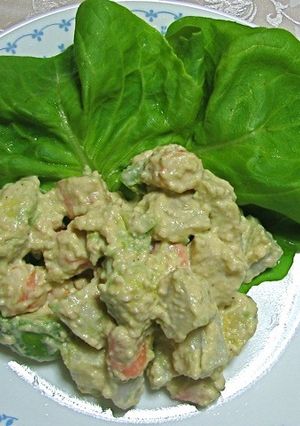 里芋，えびとアボカドの豆腐マヨネーズ-レシピのメイン写真