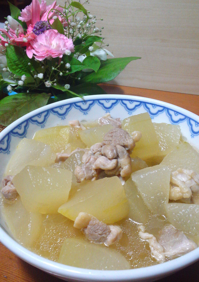 鶏の旨みでいただく、冬瓜と鶏肉の煮物-レシピのメイン写真
