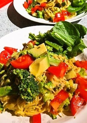 混ぜるだけ！ツナのごまだれ冷製パスタ-レシピのメイン写真