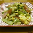 ウインナーと白菜の中華風炒め