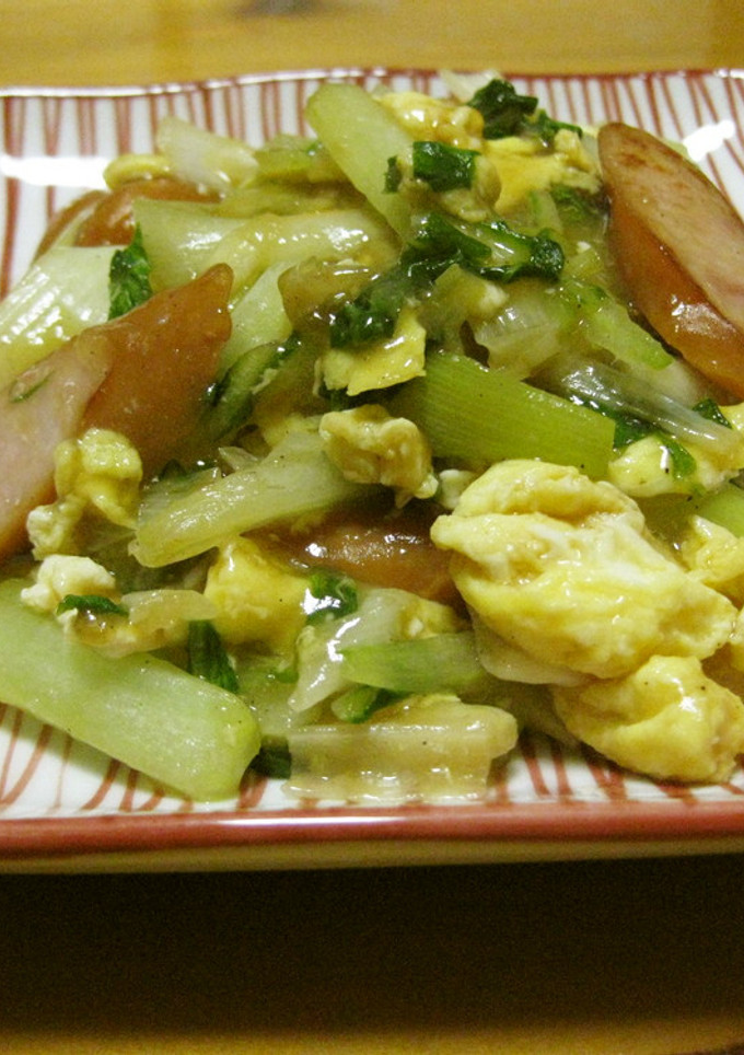 ウインナーと白菜の中華風炒め-レシピのメイン写真