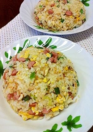 ウインナー炒飯-レシピのメイン写真