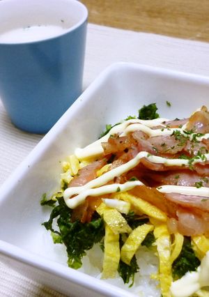 忙しい朝の…ベーコンエッグ丼(^^♪-レシピのメイン写真