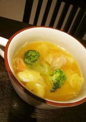 簡単☆子供が喜ぶ具沢山スープ-レシピのメイン写真