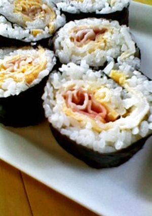 パクパク朝ごはん♪ベーコンエッグ海苔巻き-レシピのメイン写真