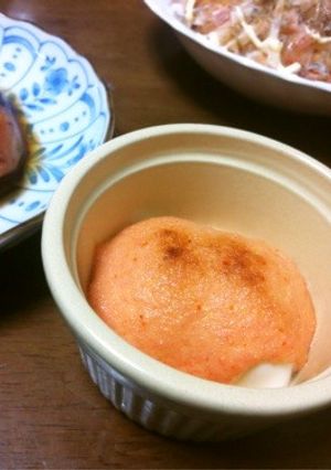 材料3つ‼︎豆腐で簡単~★【明太子豆腐】-レシピのメイン写真