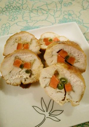 時短！鶏むね肉ロール-レシピのメイン写真