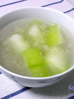 冬瓜とカニの中華風スープ-レシピのメイン写真