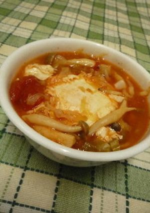これ一杯で栄養ばっちり　トマトスープ-レシピのメイン写真