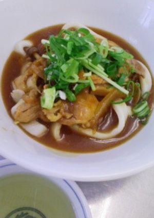 米粉のカレーうどん作り-レシピのメイン写真
