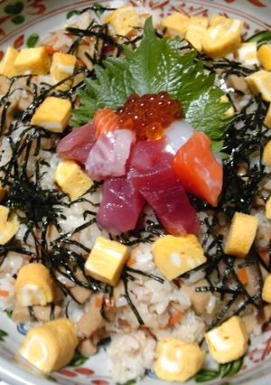 パーティにも☄母の味海鮮ちらし寿司☄-レシピのメイン写真
