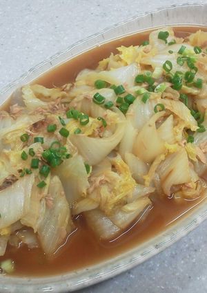 簡単ヘルシー☆白菜とツナのくたくた煮-レシピのメイン写真